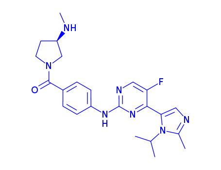 [4-[[5-Fluoro-4-[2-methyl-1-(1-methylethyl)-1H-imidazol-5-yl]-2-pyrimidinyl]amino]phenyl][(3S)-3-(methylamino)-1-pyrrolidinyl]Methanone