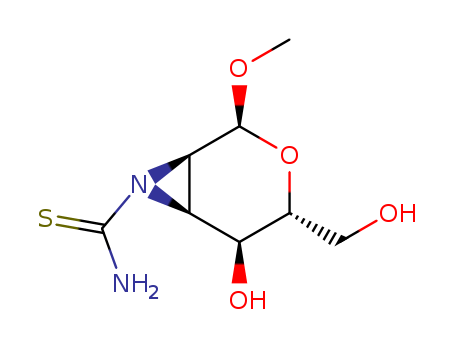 3-OXA-7-AZABICYCLO[4.1.0]HEPTANE-7-CARBOXAMIDE,5-HYDROXY-4-(HYDROXYMETHYL)-2-METHOXYTHIO-