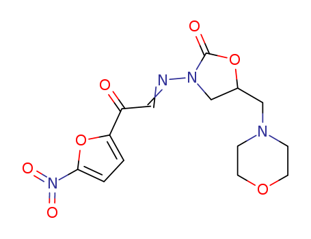 2-Oxazolidinone, 5-(morpholinomethyl)-3-(((5-nitro-2-furoyl)methylene)amino)-