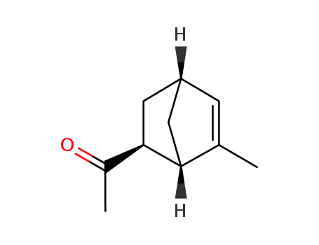 Molecular Structure of 92356-39-3 (Ethanone, 1-(6-methylbicyclo[2.2.1]hept-5-en-2-yl)-, exo- (9CI))