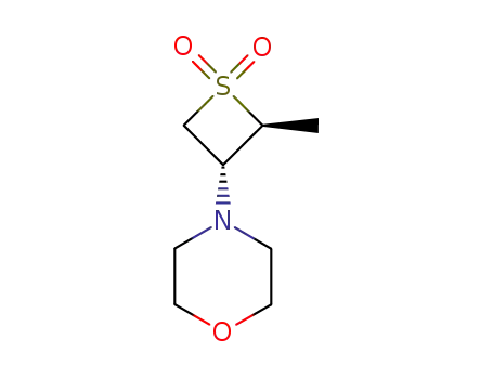 Molecular Structure of 92351-01-4 (4-(2-methyl-1,1-dioxidothietan-3-yl)morpholine)