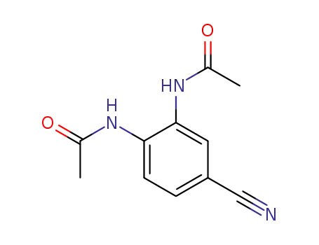 3,4-bis-acetylamino-benzonitrile