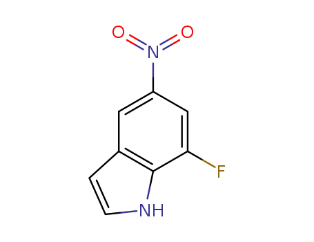 Molecular Structure of 1167055-33-5 (7-fluoro-5-nitro-1H-indole)