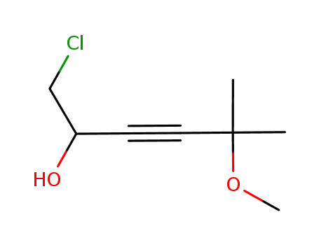 1-chloro-5-methoxy-5-methylhex-3-yn-2-ol
