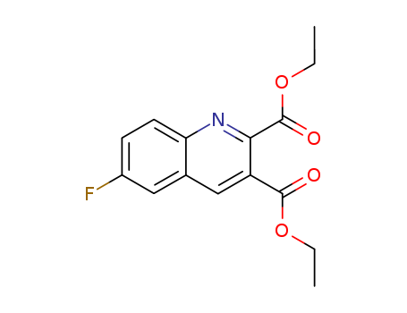 6-FLUOROQUINOLINE-2,3-DICARBOXYLIC ACID DIETHYL ESTER