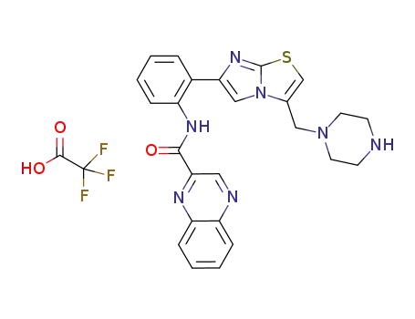 C<sub>2</sub>HF<sub>3</sub>O<sub>2</sub>*C<sub>25</sub>H<sub>23</sub>N<sub>7</sub>OS