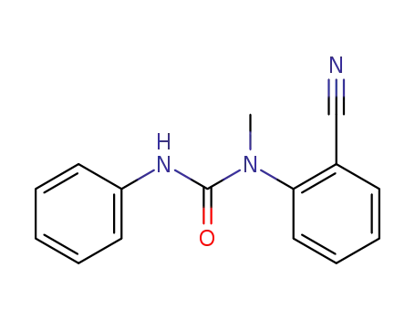 Molecular Structure of 92554-63-7 (1-(2-cyanophenyl)-1-methyl-3-phenylurea)