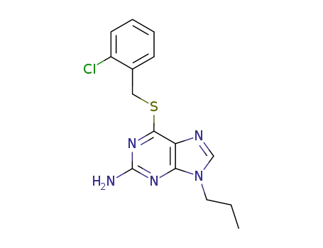 6-[(2-클로로페닐)메틸술파닐]-9-프로필-퓨린-2-아민