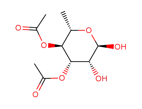 Acetic acid (2S,3S,4S,5R,6R)-4-acetoxy-5,6-dihydroxy-2-methyl-tetrahydro-pyran-3-yl ester