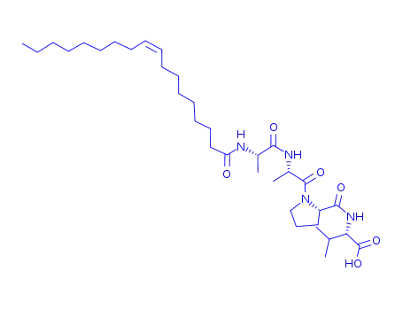 Molecular Structure of 92662-82-3 (oleoylalanyl-alanyl-prolyl-valine)