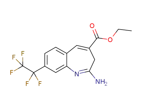 에틸 2- 아미노 -8- (퍼플 루오로 에틸) -3H- 벤조 [b] 아제 핀 -4- 카르 복실 레이트