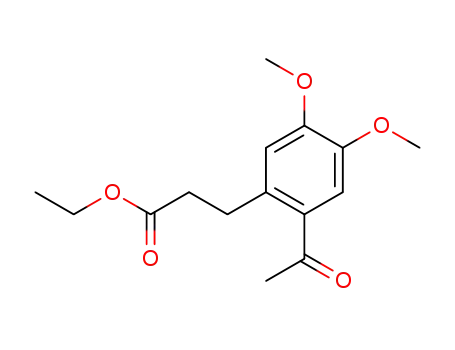 에틸 3-(2-아세틸-4,5-디메톡시페닐)프로파노에이트