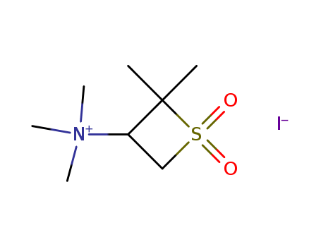 (2,2-Dimethyl-3-thietanyl)trimethylammoniumiodide, 1,1-dioxide (7CI) cas  92658-16-7