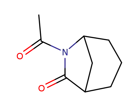 Molecular Structure of 92673-58-0 (6-Azabicyclo[3.2.1]octan-7-one, 6-acetyl- (6CI,7CI))