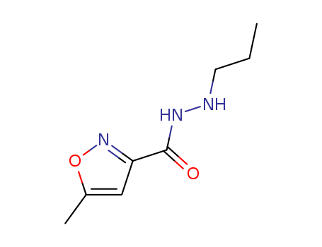 3-ISOXAZOLECARBOXYLIC ACID 5-METHYL-,2-PROPYLHYDRAZIDE