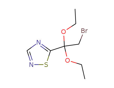1,2,4-Thiadiazole, 5-(2-bromo-1,1-diethoxyethyl)-