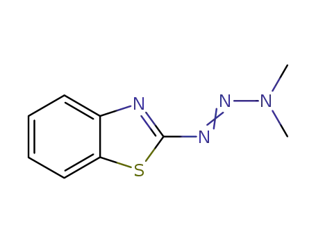 Benzothiazole, 2-(3,3-dimethyl-1-triazeno)- (7CI)