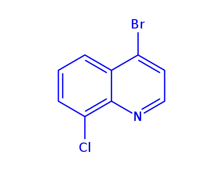 Molecular Structure of 927800-40-6 (4-BROMO-8-CHLOROQUINOLINE)