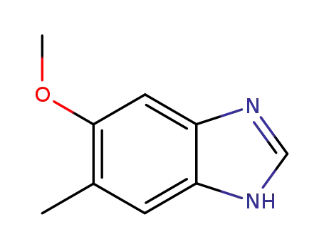 Molecular Structure of 92799-41-2 (Benzimidazole, 5(or 6)-methoxy-6(or 5)-methyl- (7CI))