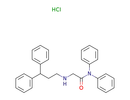 2-(3,3-디페닐프로필아미노)-N,N-디페닐아세트아미드 염산염