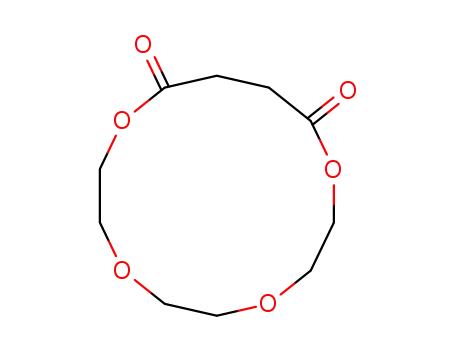 Molecular Structure of 82993-74-6 (1,4,7,10-Tetraoxacyclotetradecane-11,14-dione)
