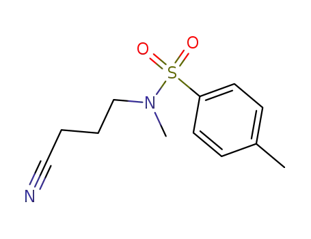 Molecular Structure of 92788-97-1 (N-(3-cyanopropyl)-N,4-dimethylbenzenesulfonamide)