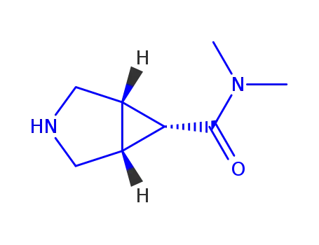 Molecular Structure of 927679-52-5 (3-Azabicyclo[3.1.0]hexane-6-carboxamide,  N,N-dimethyl-)