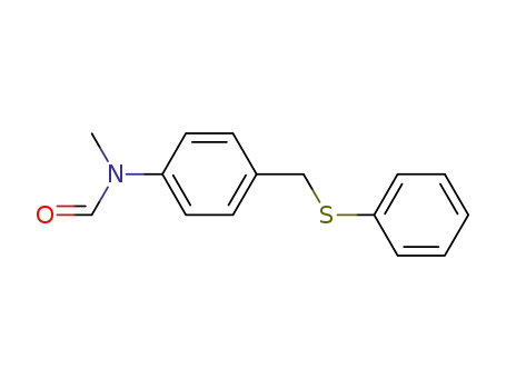 Molecular Structure of 92850-48-1 (N-methyl-N-{4-[(phenylsulfanyl)methyl]phenyl}formamide)