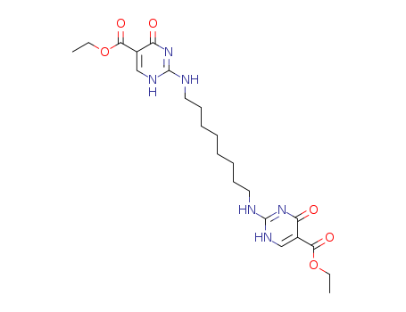 5-Pyrimidinecarboxylicacid, 2,2'-(1,8-octanediyldiimino)bis[1,4-dihydro-4-oxo-, diethyl ester (9CI) cas  92736-12-4