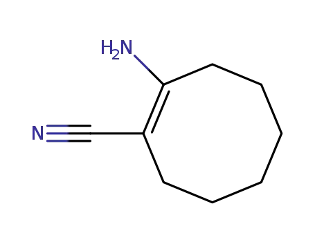 1-Cyclooctene-1-carbonitrile,2-amino-(9CI)