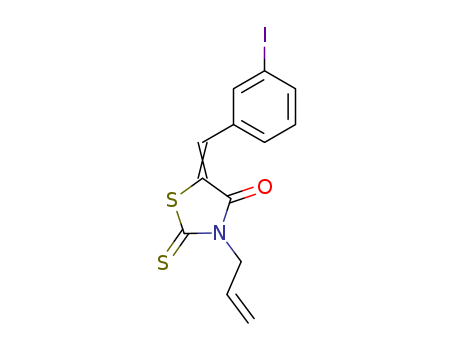 4-Thiazolidinone,5-[(3-iodophenyl)methylene]-3-(2-propen-1-yl)-2-thioxo- cas  92903-78-1