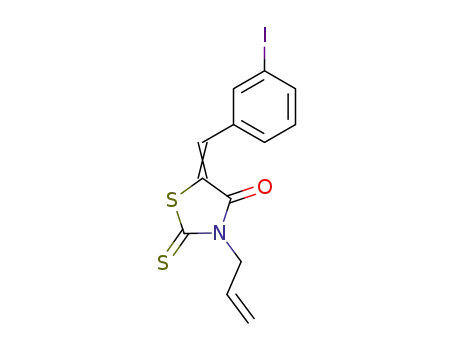 (5Z)-5-[(3-iodophenyl)methylidene]-3-prop-2-enyl-2-sulfanylidene-1,3-thiazolidin-4-one