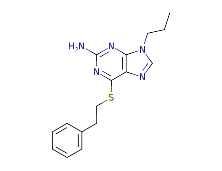 6-phenethylsulfanyl-9-propyl-purin-2-amine cas  93017-05-1