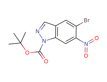 1H-Indazole-1-carboxylic acid, 5-bromo-6-nitro-, 1,1-dimethylethyl ester