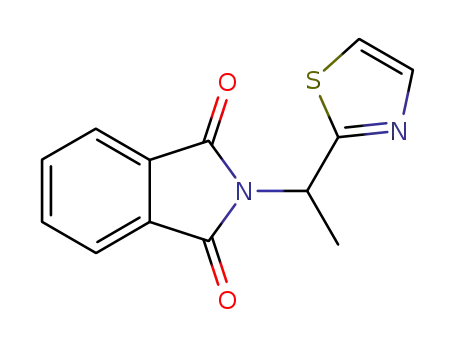 1H-Isoindole-1,3(2H)-dione, 2-[1-(2-thiazolyl)ethyl]-