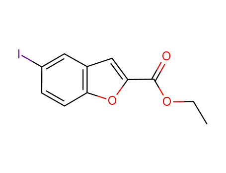 5-Iodo-benzofuran-2-carboxylic acid ethyl ester