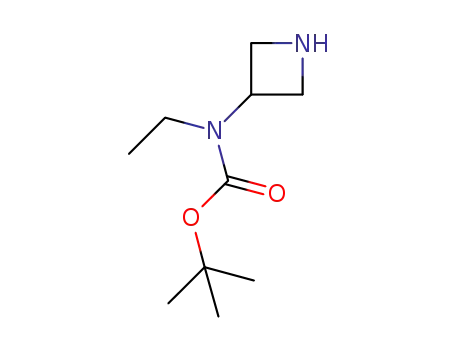 Molecular Structure of 929716-69-8 (Ethyl-azetidin-3-yl-carbamic acid tert-butyl ester)