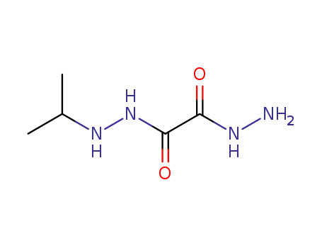 Molecular Structure of 93048-24-9 (Oxalic  acid,  hydrazide  2-isopropylhydrazide  (7CI))