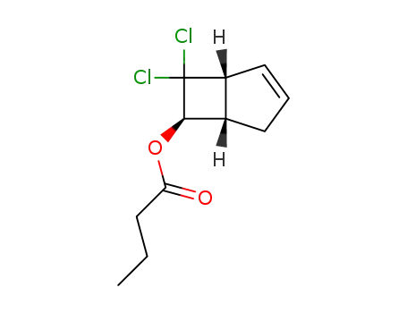 (1RS,5SR,6RS)-7,7-dichlorobicyclo<3.2.0>hept-2-en-6-yl butyrate