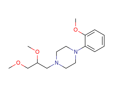 1-(2,3-dimethoxypropyl)-4-(2-methoxyphenyl)piperazine cas  93162-33-5