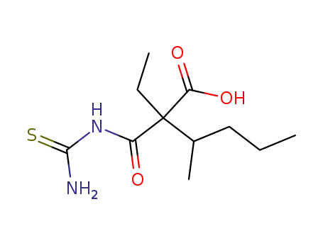 2-[[(아미노티옥소메틸)아미노]카르보닐]-2-에틸-3-메틸헥산산