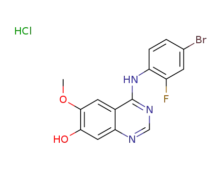 4-((4-Bromo-2-fluorophenyl)amino)-6-methoxyquinazolin-7-ol hydrochloride