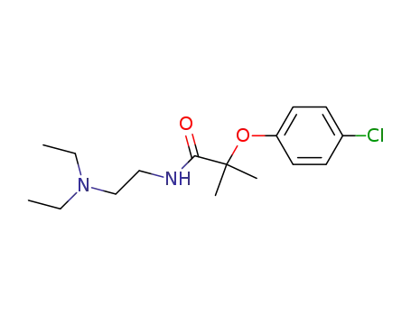 2-(4-chlorophenoxy)-N-[2-(diethylamino)ethyl]-2-methylpropanamide