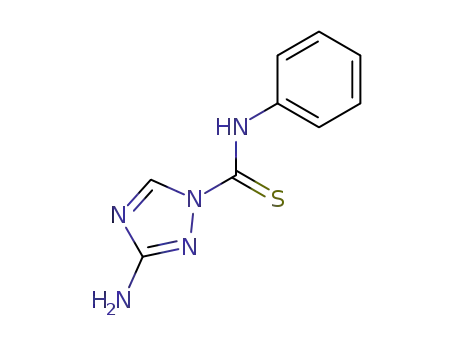 Molecular Structure of 93114-31-9 (3-amino-N-phenyl-1H-1,2,4-triazole-1-carbothioamide)