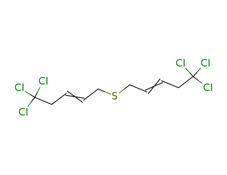Molecular Structure of 90876-66-7 (bis-(5,5,5-trichloro-pent-2-enyl)-sulfane)