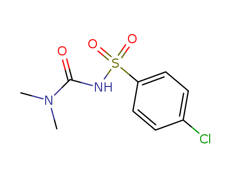 3-(4-chlorophenyl)sulfonyl-1,1-dimethyl-urea cas  90914-76-4