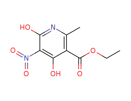 3-Pyridinecarboxylic acid,
1,6-dihydro-4-hydroxy-2-methyl-5-nitro-6-oxo-, ethyl ester