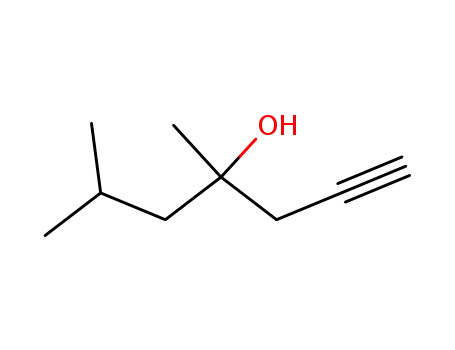 Molecular Structure of 19135-03-6 (1-Heptyn-4-ol, 4,6-dimethyl-)