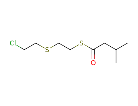 S-{2-[(2-chloroethyl)sulfanyl]ethyl} 3-methylbutanethioate