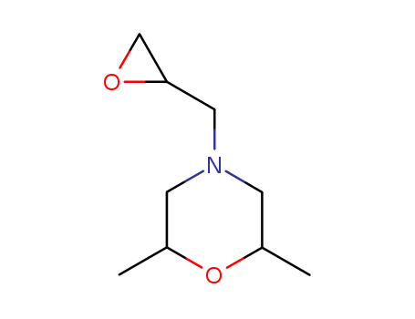 Morpholine, 2,6-dimethyl-4-(2-oxiranylmethyl)-